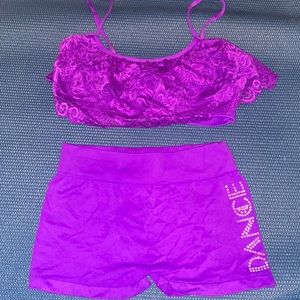 Kurve by IDEA girls dance set one size